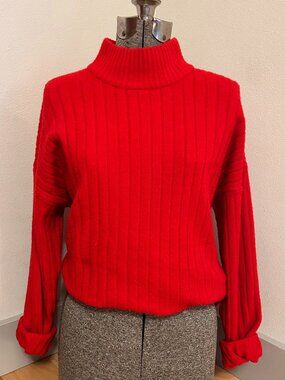 Eddie Bauer, Oversize Red Sweater